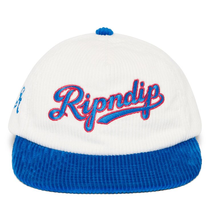 Ripndip Los Corduroy Snapback | White