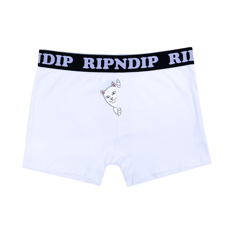 Ripndip Ripndip Boxer Peek A Nermal | White