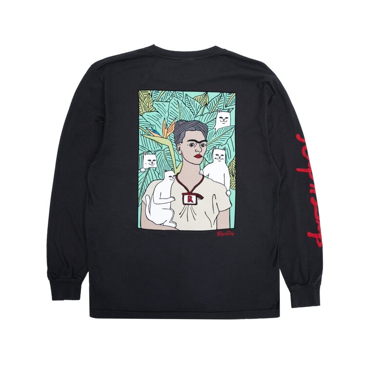 Ripndip Ripndip Longsleeve T-Shirt Nermal Portrait | Black