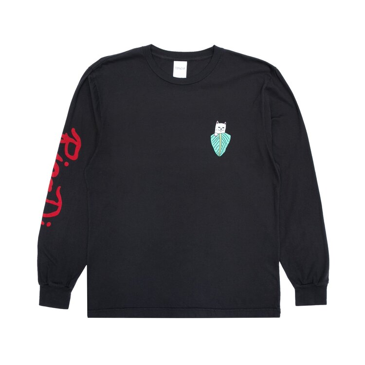 Ripndip Ripndip Longsleeve T-Shirt Nermal Portrait | Black