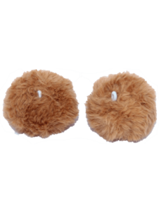 MDXONE MDXONE Elastic Pompoms Pair | Brown