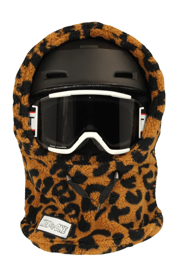 MDXONE Kids' Over the Helmet Balaclava | Leopard