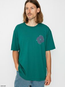 Obey Obey Downward Spiral Organic Tee | Adventure Green