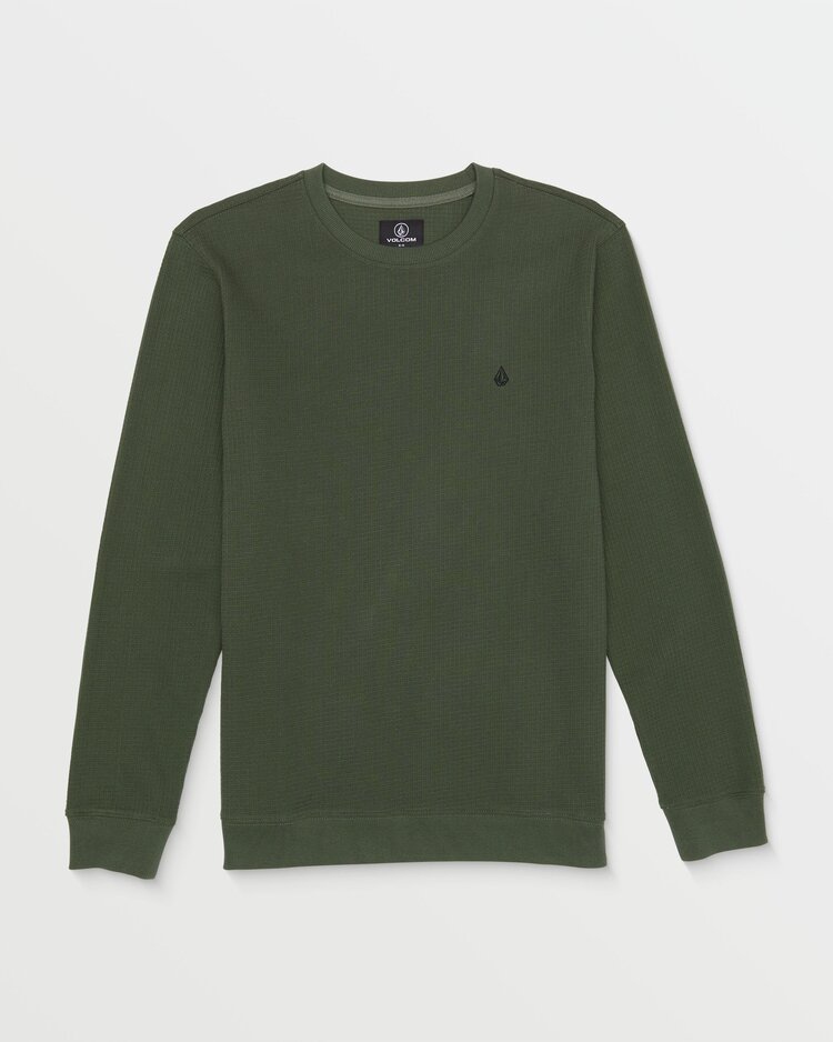 Volcom Volcom Gridstone Crew Long Sleeve | Squadron Green