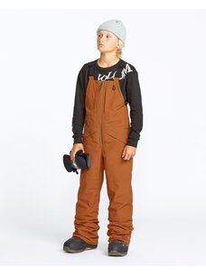 Volcom Kids' Barkley Insulated Bib Overall | Caramel