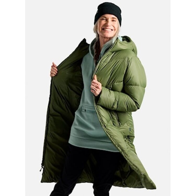 Burton Burton Womens Long Down Parka | Forest Moss
