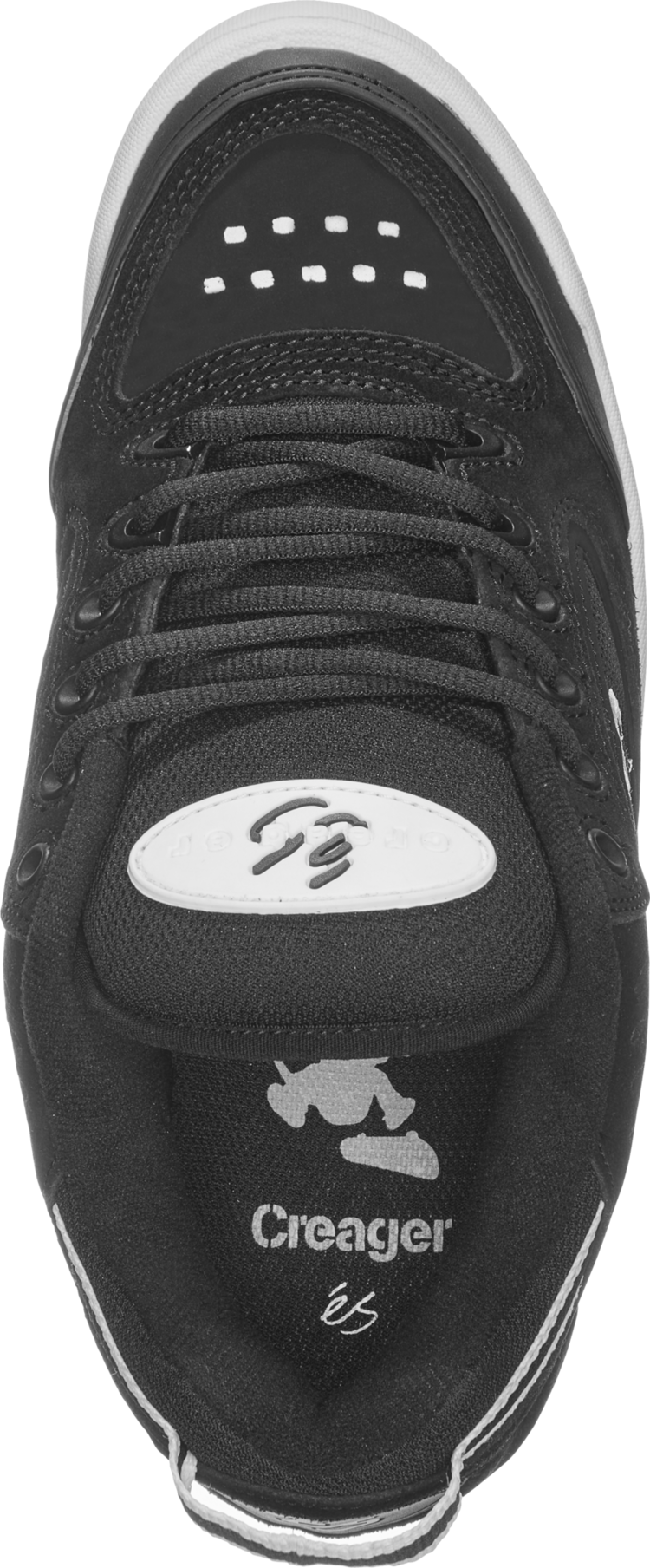 eS Creager Shoes | Black/White/White
