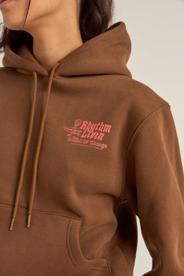 Rhythm The Sound Of Change Hoodie | Brown