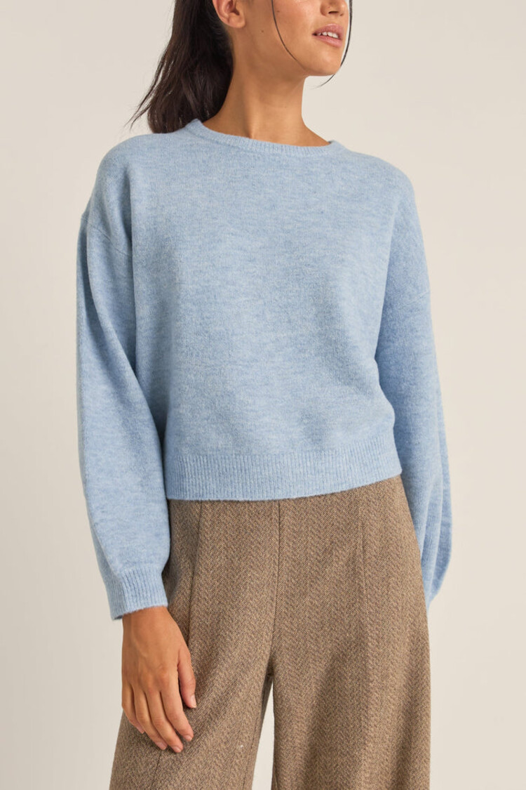 Rhythm Rhythm Powder Knit Jumper | Powdered Blue