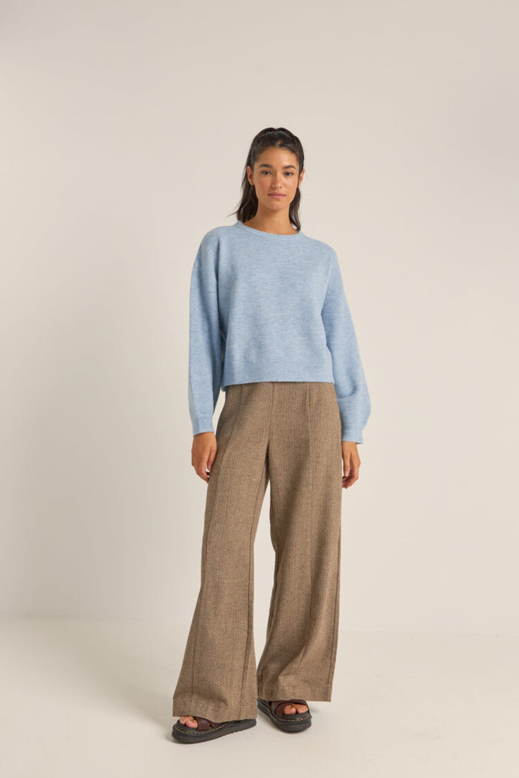 Rhythm Rhythm Powder Knit Jumper | Powdered Blue