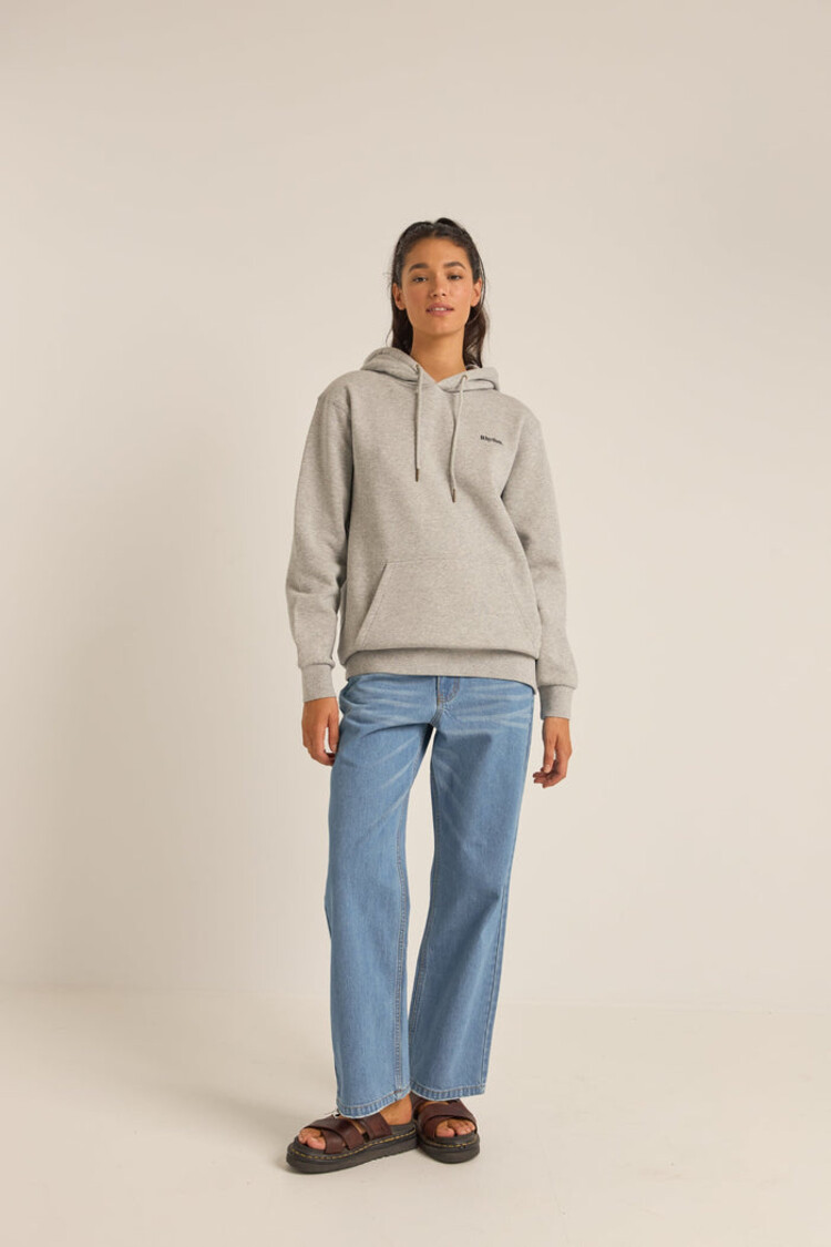 Rhythm Rhythm Logo Boyfriend Fleece Hood | Grey Heather