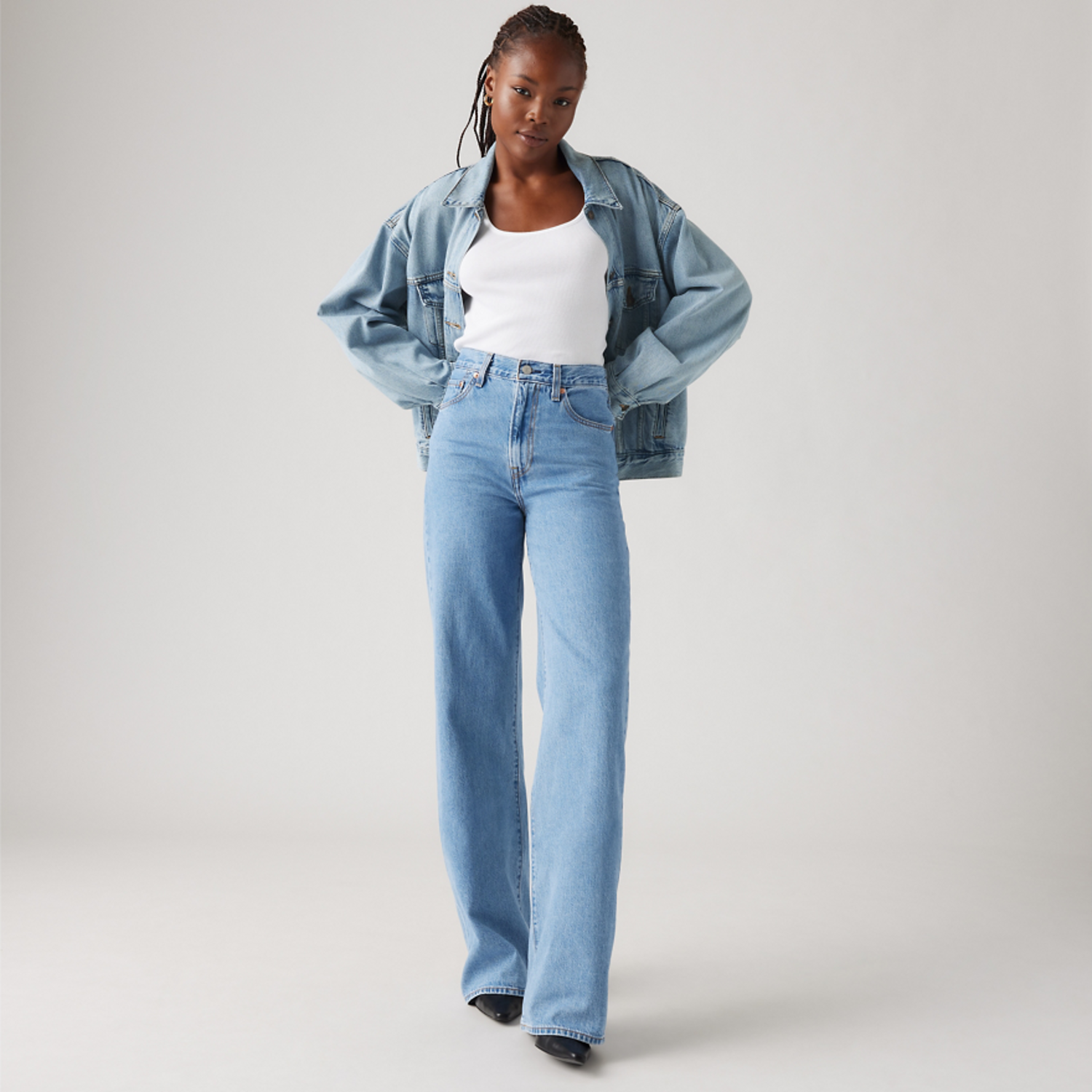 LEVI'S RIBCAGE WIDE LEG SPLASH ZONE - The Choice Shop