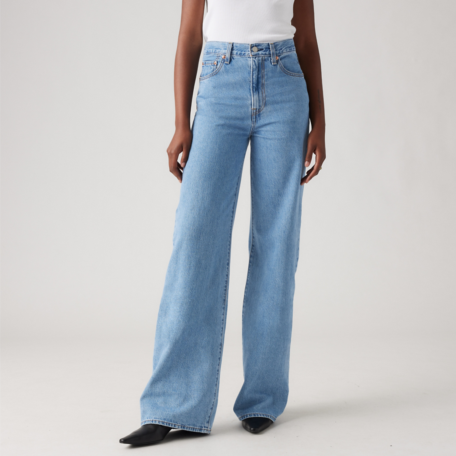 Levi’s★Spick&Span別注 RIBCAGE WIDE LEG 28 セール】LEVI'S/リーバイス S*S 別注SMU RIBCAGE WIDE LEG
