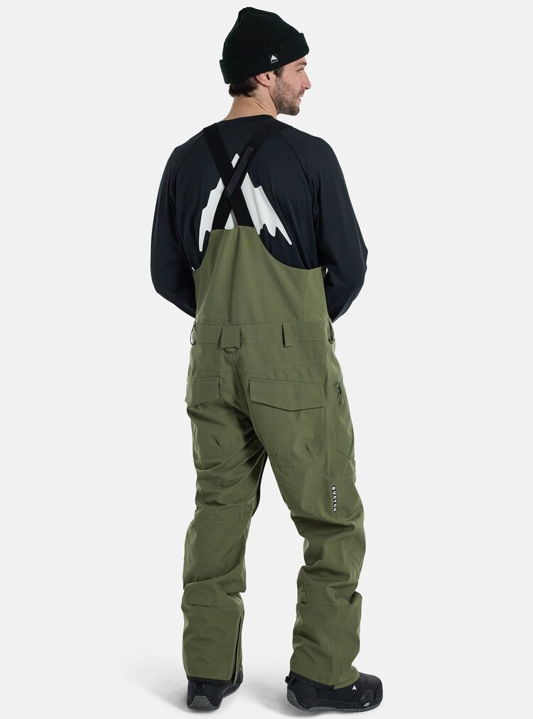 Burton Men's Reserve Bib Pants | Forest Moss