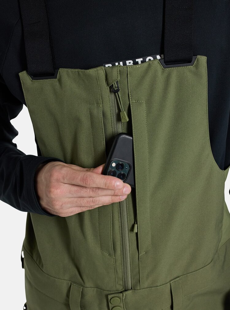 Burton Men's Reserve Bib Pants | Forest Moss