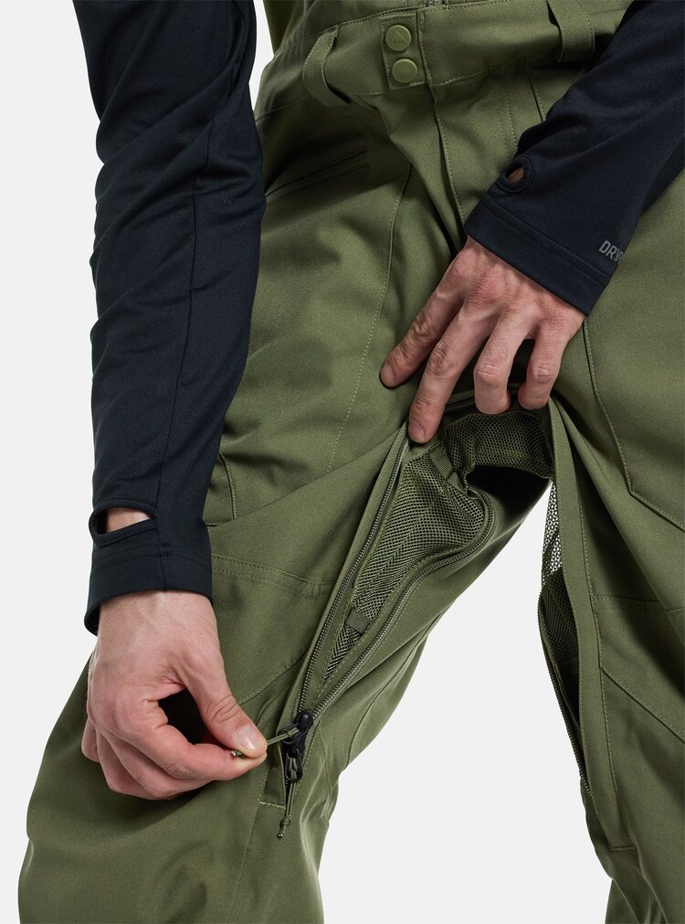 Burton Men's Reserve Bib Pants | Forest Moss