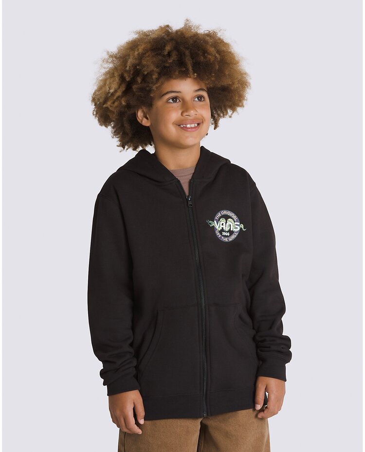 Vans Vans Kids Snake Style Full Zip Hoodie | Black