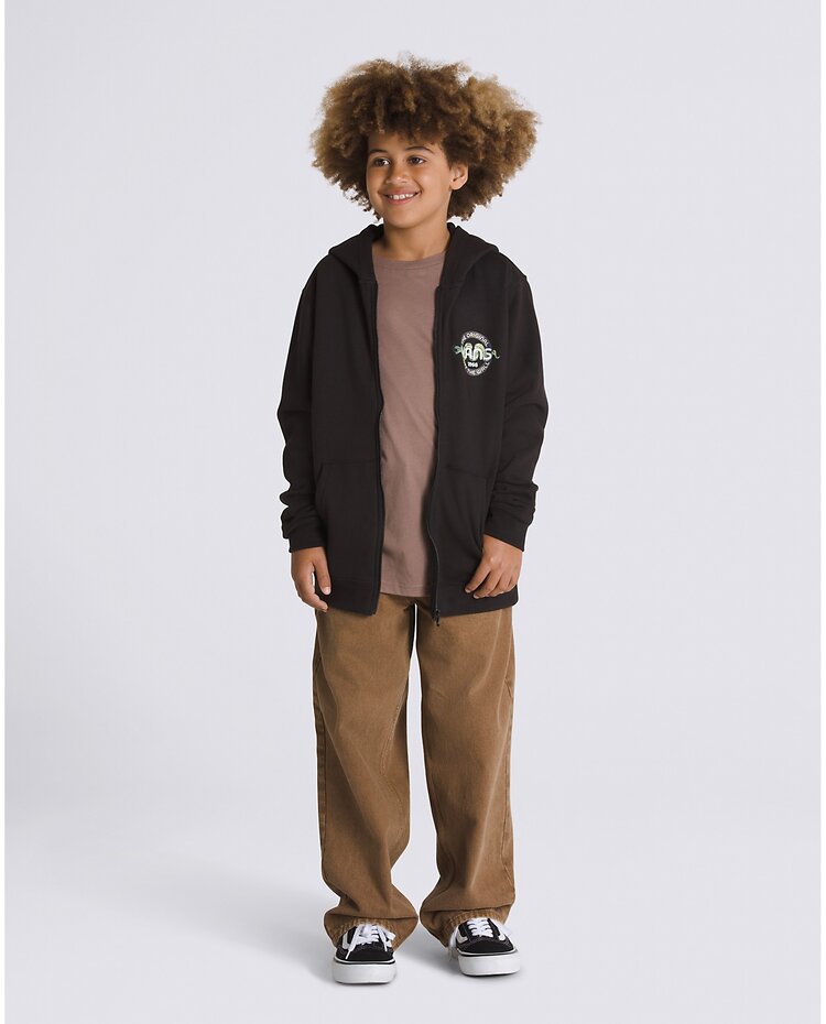 Vans Vans Kids Snake Style Full Zip Hoodie | Black