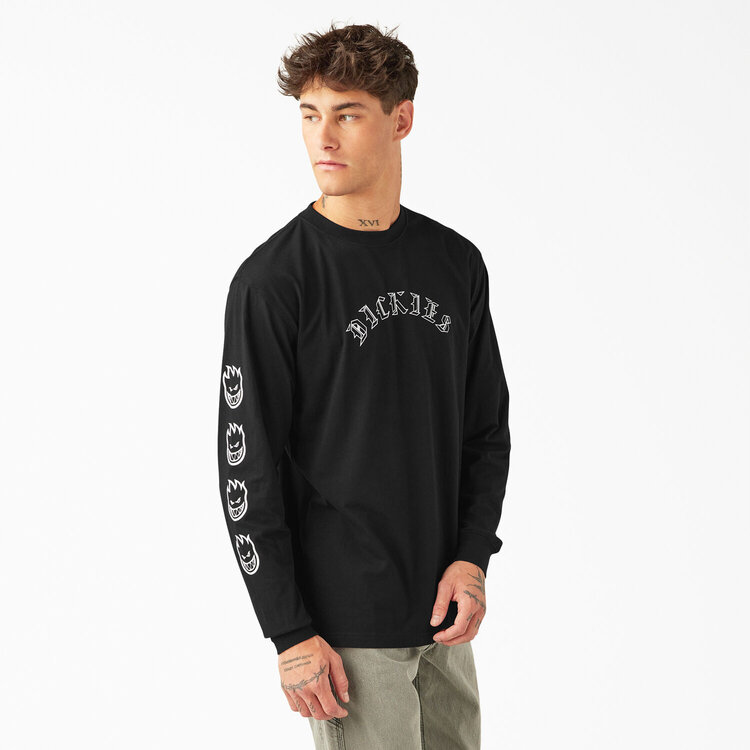 Dickies Dickies X Spitfire Long Sleeve T-Shirt | Black