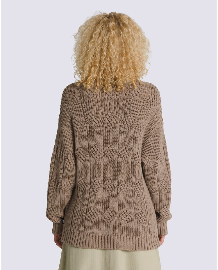 Vans Vans Suzie Cable Crew Sweater | Desert Taupe Brown