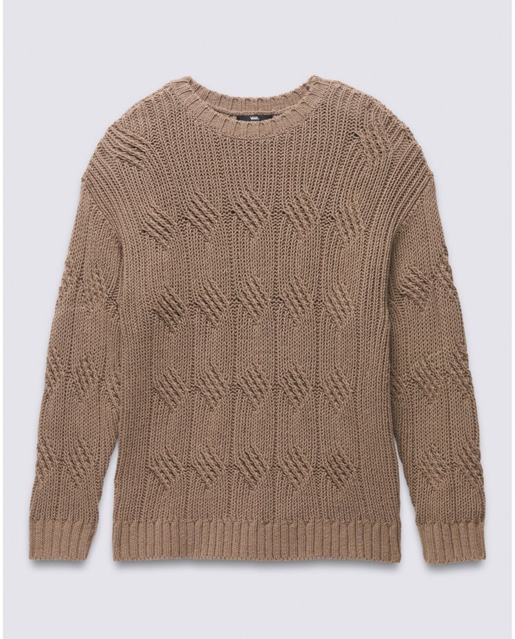 Vans Vans Suzie Cable Crew Sweater | Desert Taupe Brown