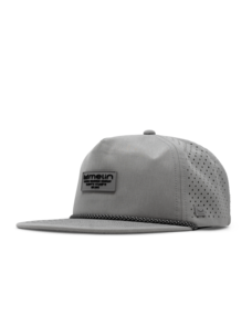 Melin Hydro Coronado Brick Snapback Hat | Heather Grey