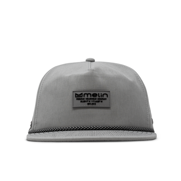 Melin Hydro Coronado Brick Snapback Hat | Heather Grey