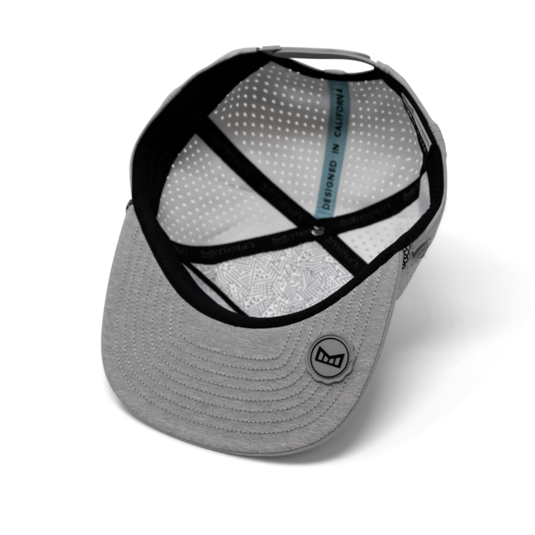 Melin Hydro Coronado Brick Snapback Hat | Heather Grey