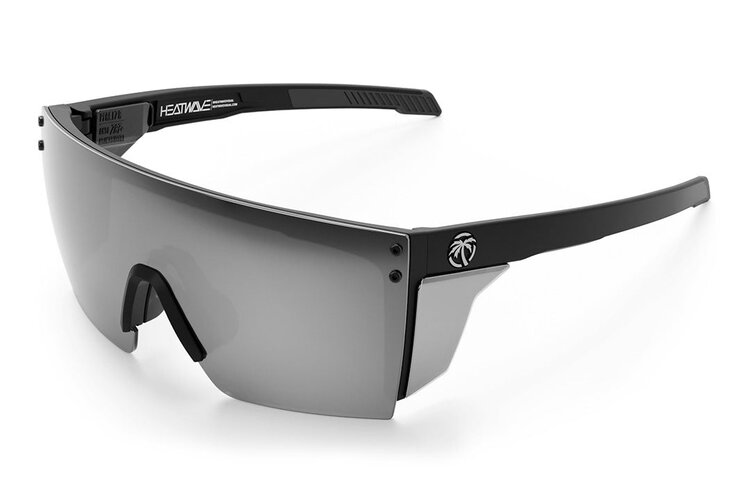 Heat Wave Heat Wave Performance XL Lazer Face Sunglasses Silver Z87 Polarized