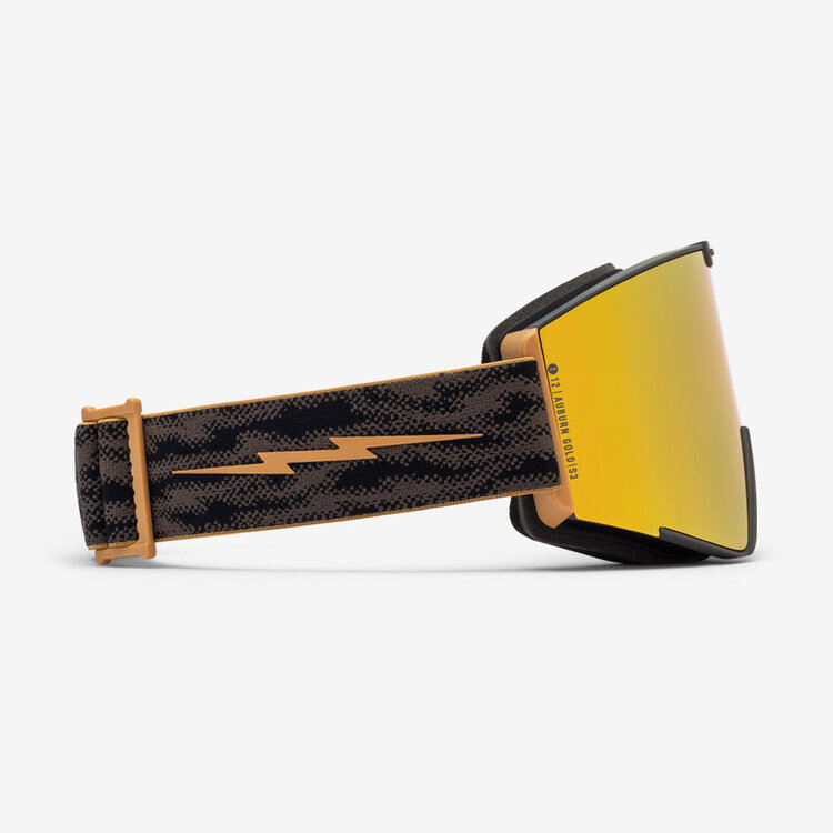 Electric Electric Kabru With Bonus Lens | Fog Black Gold  Auburn Gold