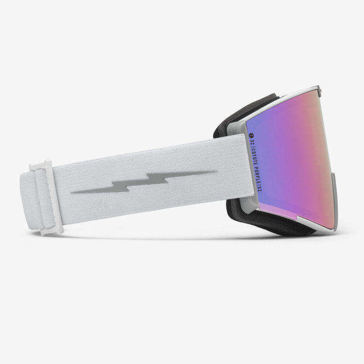 Electric Electric Kabru With Bonus Lens | Matte White  Coyote Purple
