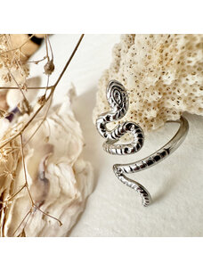 Pika & Bear Pika & Bear Awanyu Serpent Ring | Silver