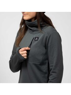 Jones Women's Flagship Recycled Grid Fleece Pullover | Dawn Blue