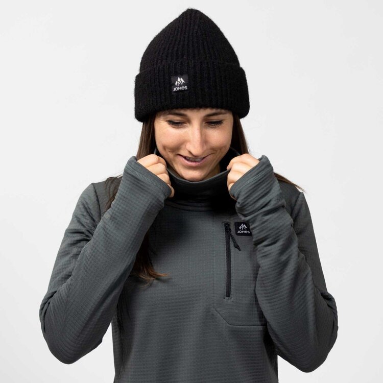 Jones Women's Flagship Recycled Grid Fleece Pullover | Dawn Blue