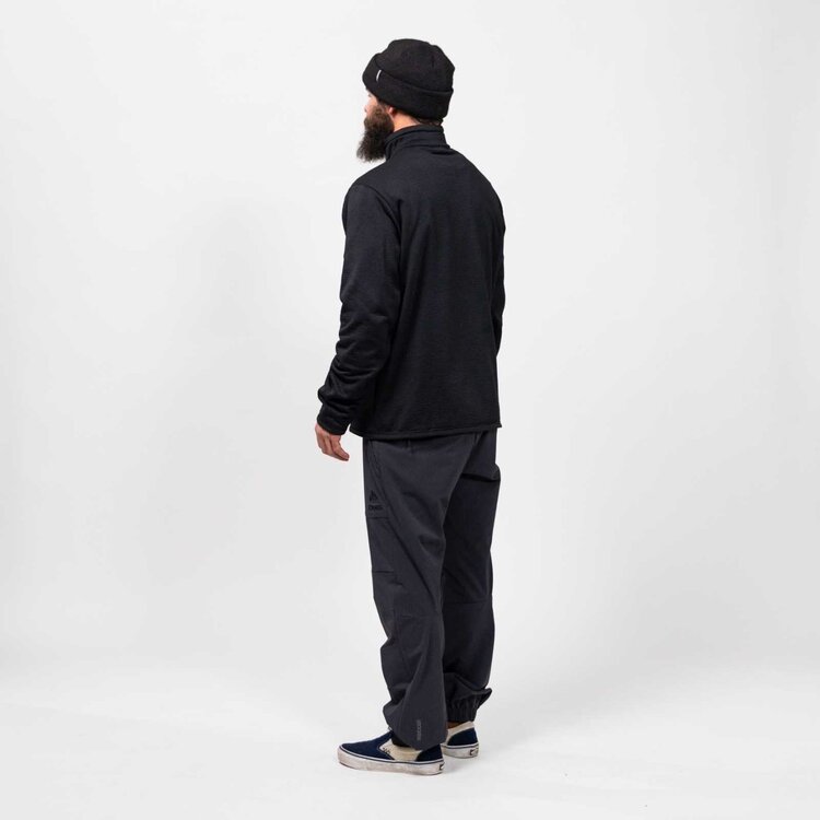 Jones Jones Flagship Recycled Grid Fleece | Stealth Black