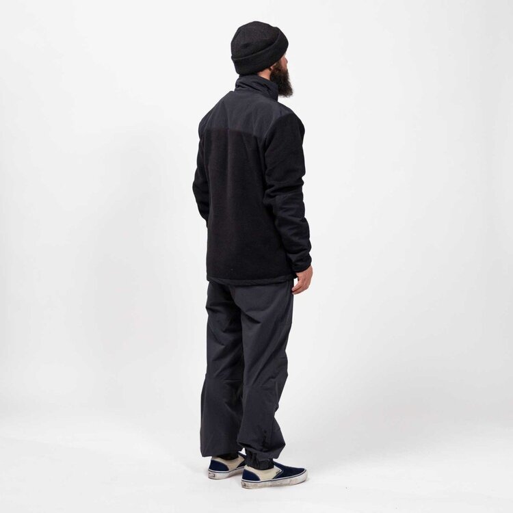 Jones Men's Base Camp Recycled Fleece Jacket | Stealth Black
