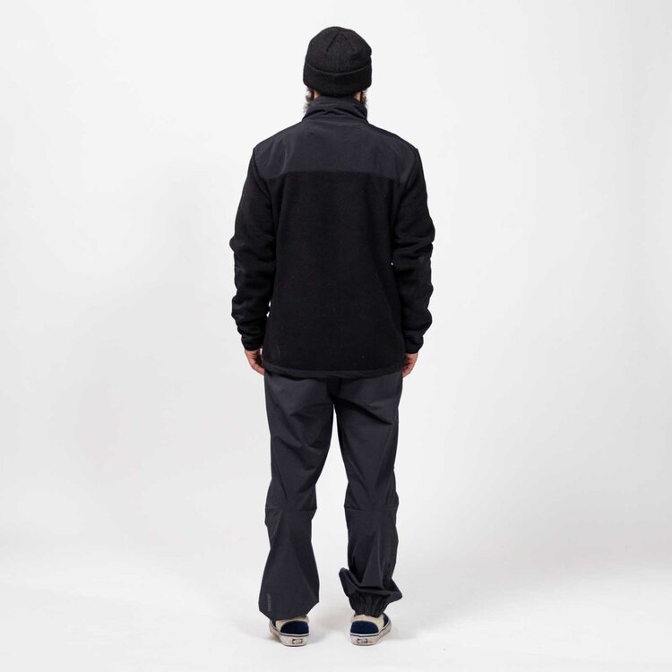 Jones Men's Base Camp Recycled Fleece Jacket | Stealth Black