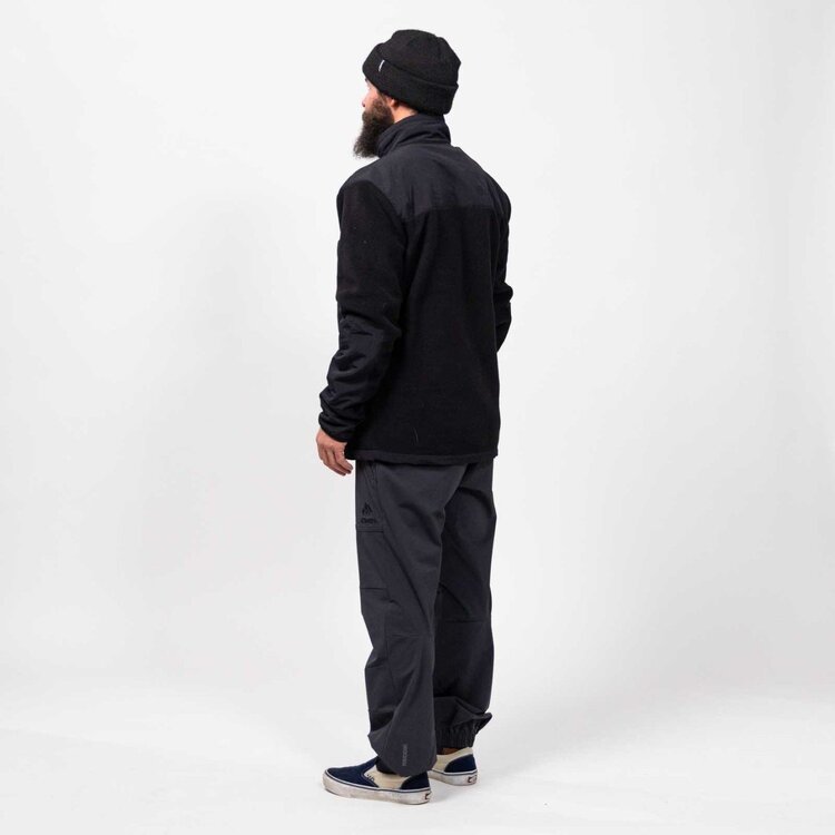 Jones Men's Base Camp Recycled Fleece Jacket | Stealth Black