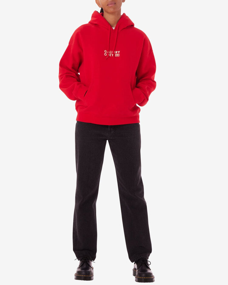 Obey Obey Gallery Hood Fleece | Red