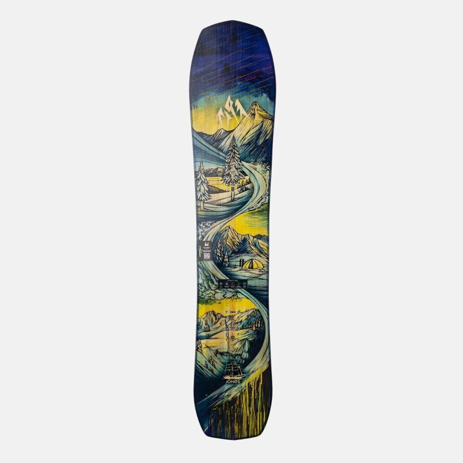 JONES スノーボード Flagship 154 Jones Youth Flagship | Black - The Choice Shop