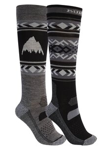 Burton Women's Performance Lightweight Socks 2 Pack | True Black