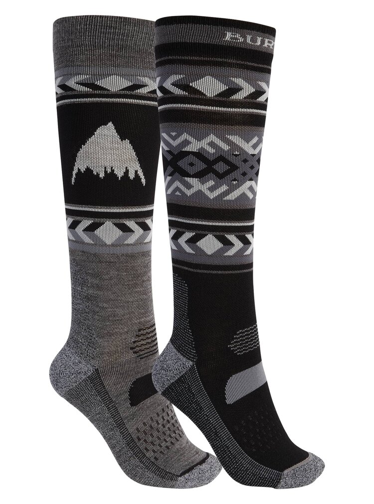 Burton Women's Performance Lightweight Socks 2 Pack | True Black
