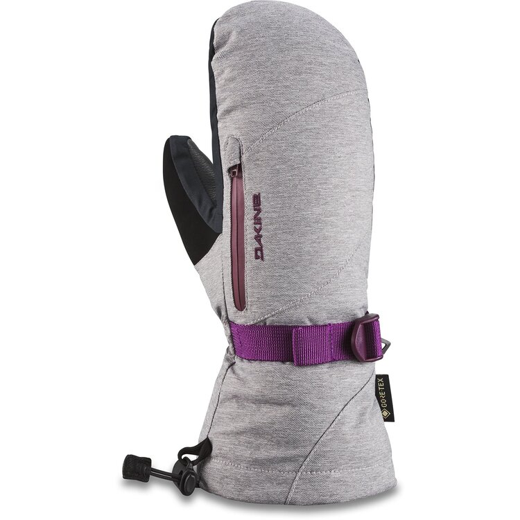 Dakine Women's Leather Sequoia GORE-TEX Mitts | Silver Grey