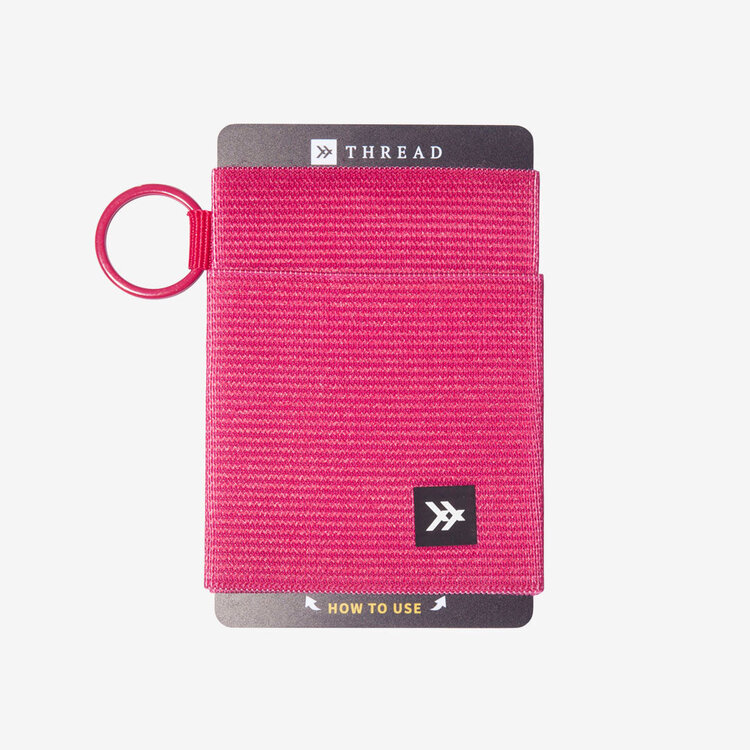Thread Thread Elastic Wallet | Magenta