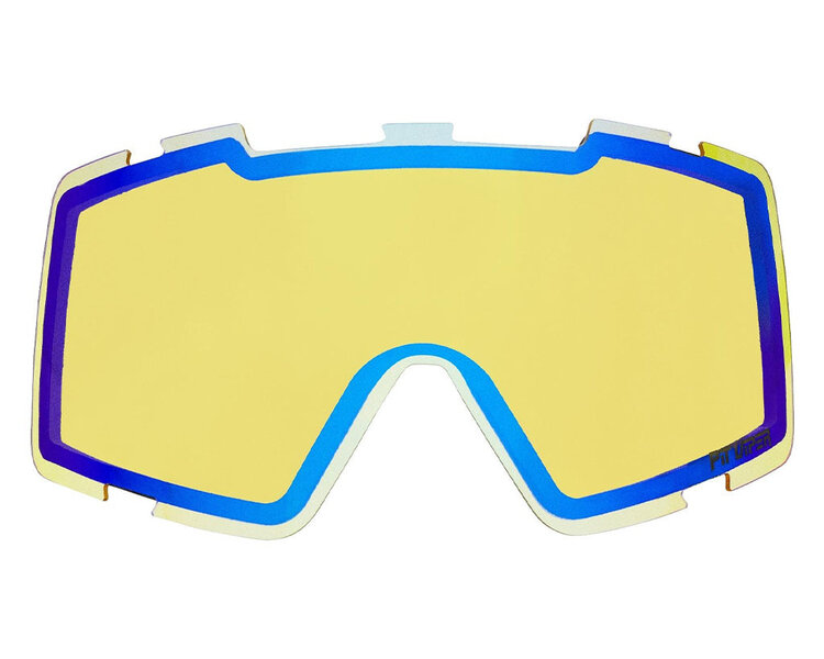 Pit Viper French Fry Goggle Lens Small | Yellow Snow