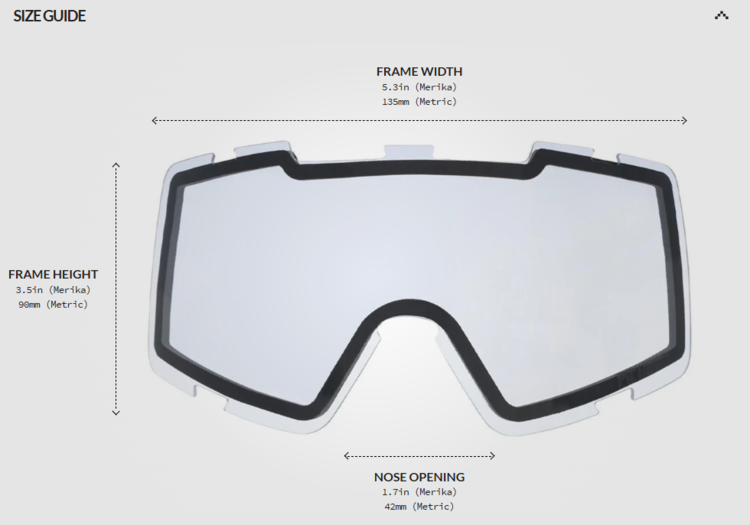 Pit Viper Pit Viper French Fry Goggle Lens Small | Clear