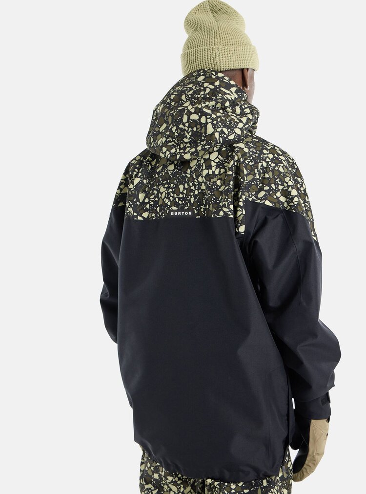 Burton Burton Mens Pillowline GORETEX 2L Anorak Jacket | Sediment  True Black