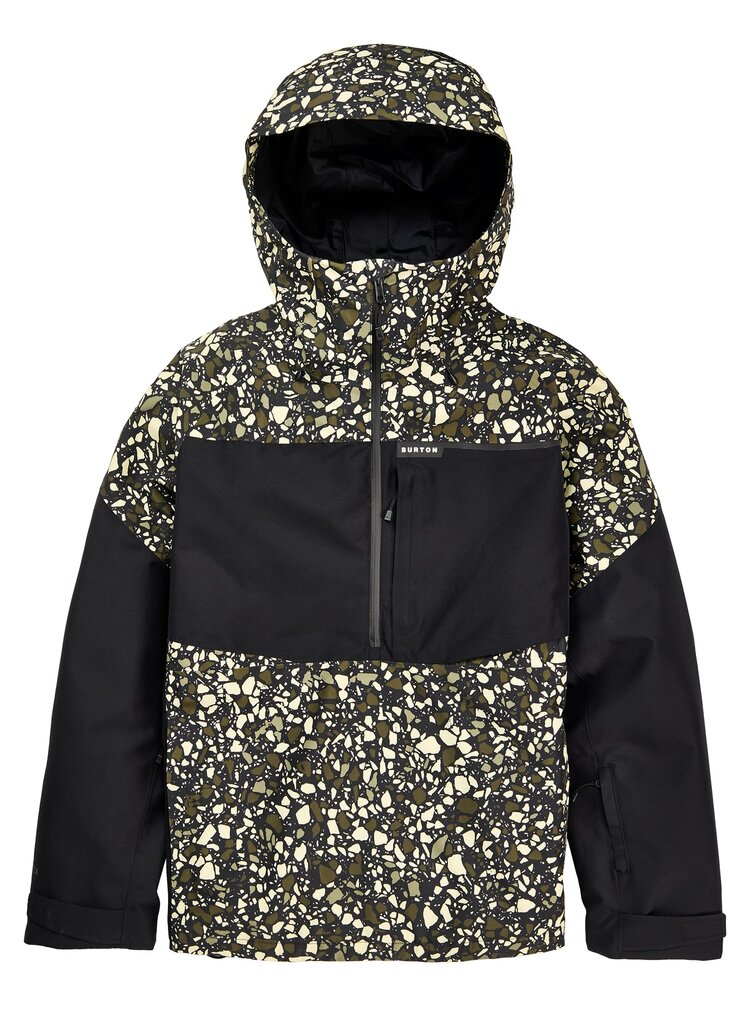 Burton Burton Mens Pillowline GORETEX 2L Anorak Jacket | Sediment  True Black