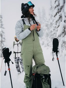 Burton Women's [ak] Kimmy Gore Bib | Hedge Green