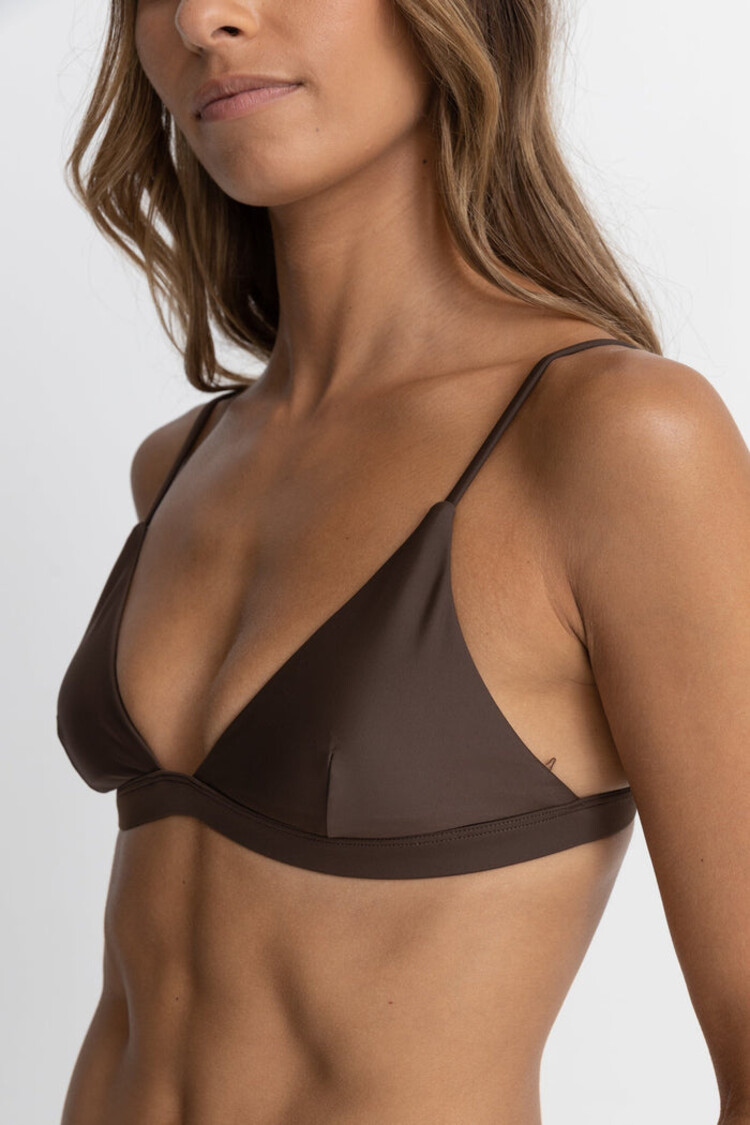 Rhythm Rhythm Classic Bralette Top | Chocolate
